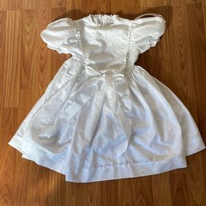 Vintage Ruth of Carolina Girls White Dress Size US 6X